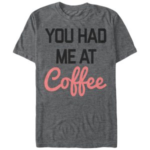 Women_s CHIN UP You Had Me at Coffee Boyfriend Tee