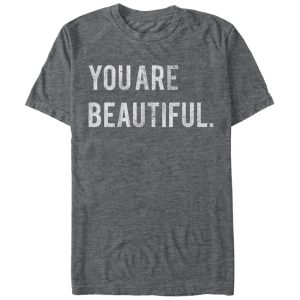 Women_s CHIN UP You are Beautiful Boyfriend Tee