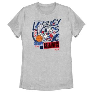 Women_s Looney Tunes Bugs Bunny Strive for Greatness T-Shirt