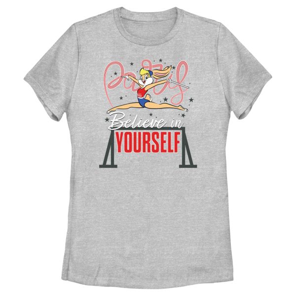 Women_s Looney Tunes Lola Bunny Believe in Yourself T-Shirt