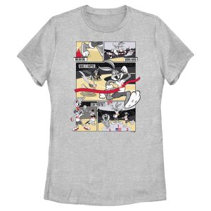 Women_s Looney Tunes Number One Winner Comic Panels T-Shirt