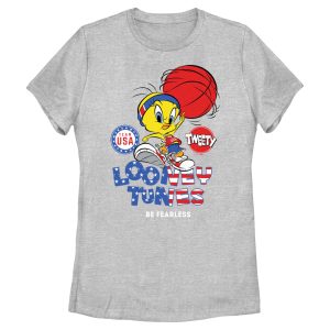 Women_s Looney Tunes Tweety Be Fearless T-Shirt