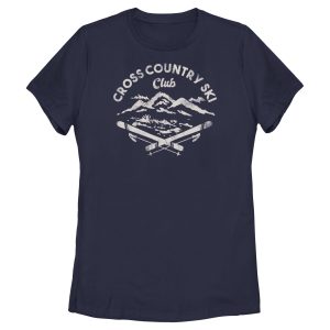 Women_s Lost Gods Distressed Ski Club T-Shirt