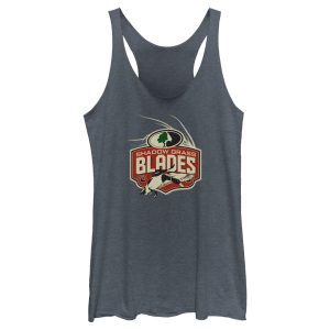 Women_s Mossy Oak Color Shadow Grass Blades Logo Racerback Tank Top