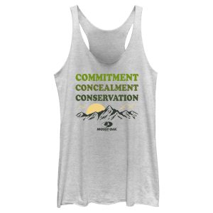 Women_s Mossy Oak Commitment Concealment Conservation Racerback Tank Top