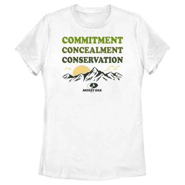 Women_s Mossy Oak Commitment Concealment Conservation T-Shirt