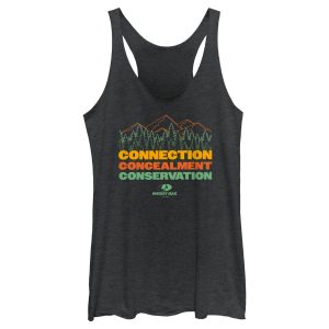 Women_s Mossy Oak Connection Concealment Conservation Racerback Tank Top