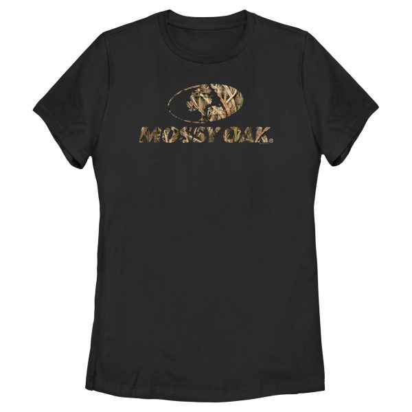 Women_s Mossy Oak Grass Blades Filled Logo T-Shirt