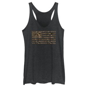 Women_s Mossy Oak In the Woods Flag Racerback Tank Top