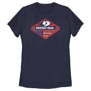 Women_s Mossy Oak Patriotic Forest Logo T-Shirt