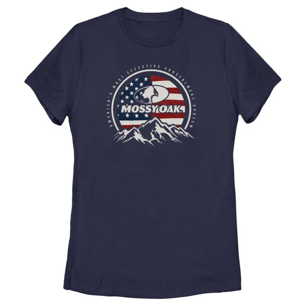 Women_s Mossy Oak Patriotic Valley Logo T-Shirt