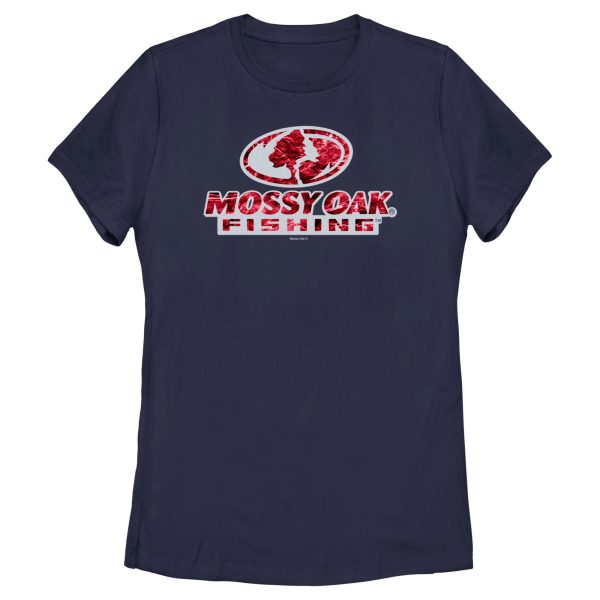 Women_s Mossy Oak Red Water Bold Logo T-Shirt