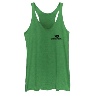 Women_s Mossy Oak Small Black Classic Logo Racerback Tank Top