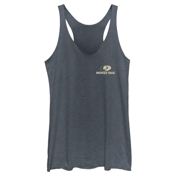 Women_s Mossy Oak Small Classic Logo Racerback Tank Top