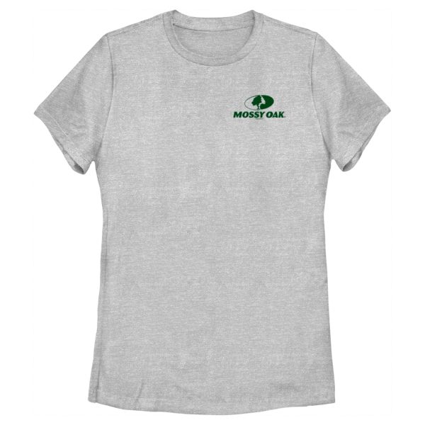 Women_s Mossy Oak Small Forest Green Classic Logo T-Shirt