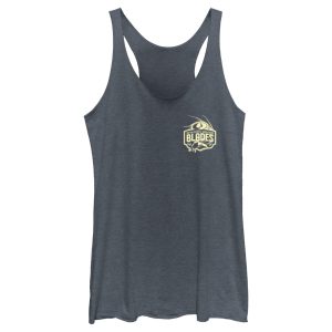 Women_s Mossy Oak Small Shadow Grass Blades Logo Racerback Tank Top