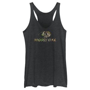 Women_s Mossy Oak Tree Filled Logo Racerback Tank Top