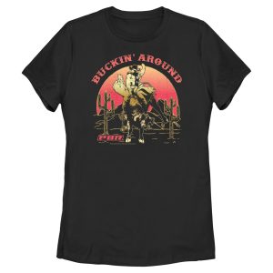 Women_s Professional Bull Riders Buckin_ Around T-Shirt