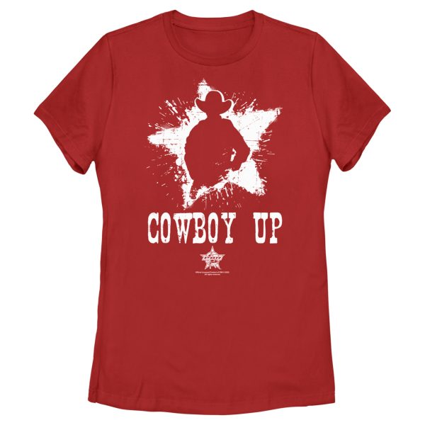 Women_s Professional Bull Riders Cowboy Up T-Shirt