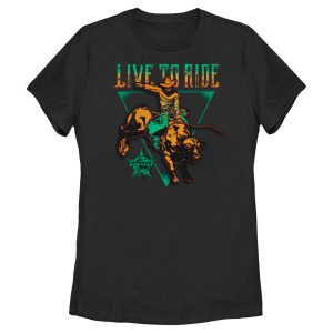 Women_s Professional Bull Riders Live to Ride T-Shirt