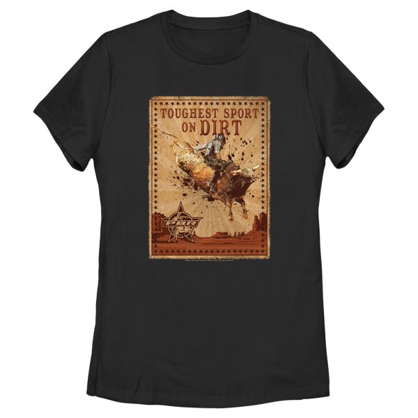 Women_s Professional Bull Riders Toughest Sport on Dirt T-Shirt