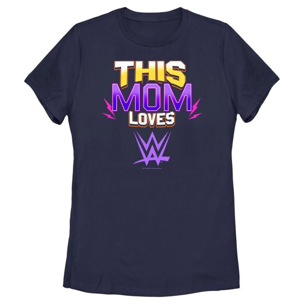 Women_s WWE This Mom Loves WWE T-Shirt