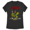 Women’s Anthrax Distressed I Am The Law T-Shirt