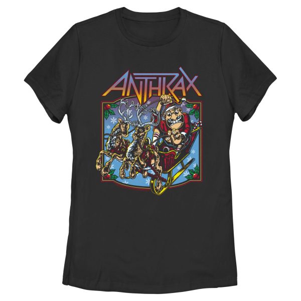 Women’s Anthrax Not Man Sleigh T-Shirt