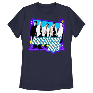 Women’s Backstreet Boys Band 90s Pop Grid T-Shirt