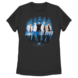 Women’s Backstreet Boys Blue Glowing Circle T-Shirt