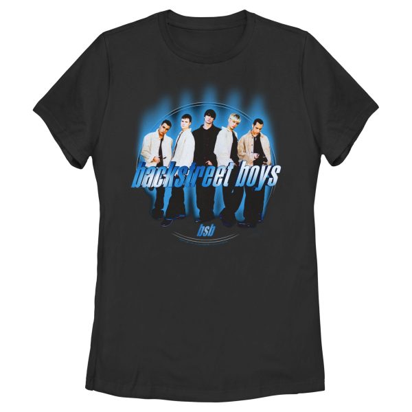 Women’s Backstreet Boys Blue Glowing Circle T-Shirt