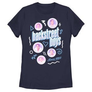 Women’s Backstreet Boys Bubble Icons Doodle T-Shirt