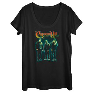 Women’s Cypress Hill Distressed Trio Logo T-Shirt