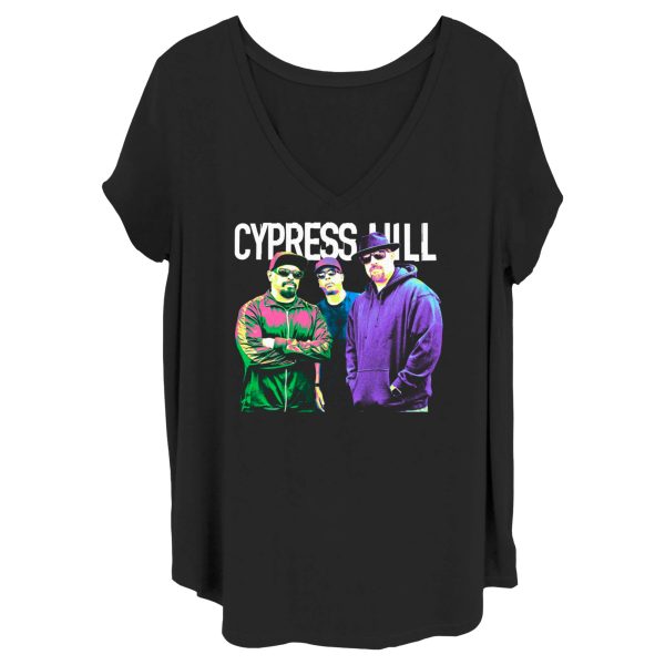 Women’s Cypress Hill Neon Portrait Logo T-Shirt