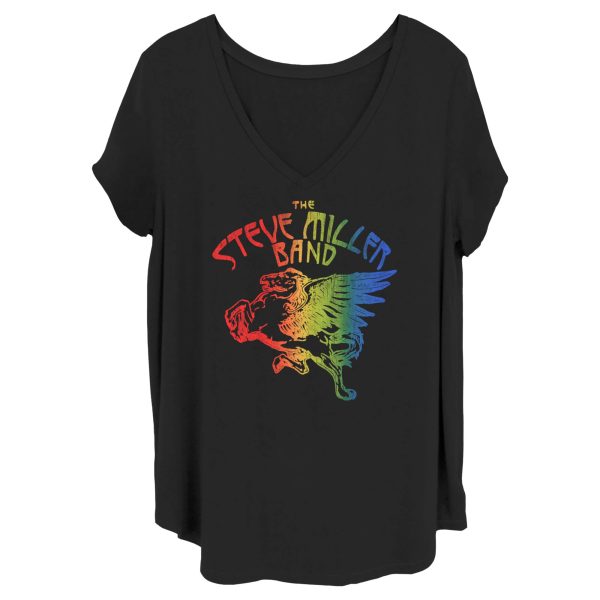 Women’s Steve Miller Band Rainbow Pegasus Logo T-Shirt