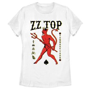 Women’s ZZ TOP Devil Spades T-Shirt_5596