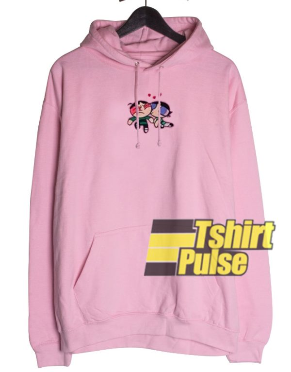 Buttercup Kissing Butch Powerpuff hooded sweatshirt clothing unisex