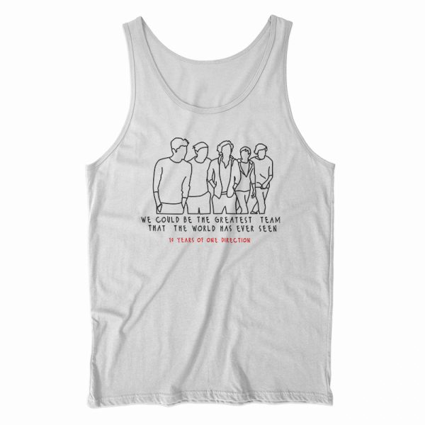 10 Years Of One Direction Tank Top