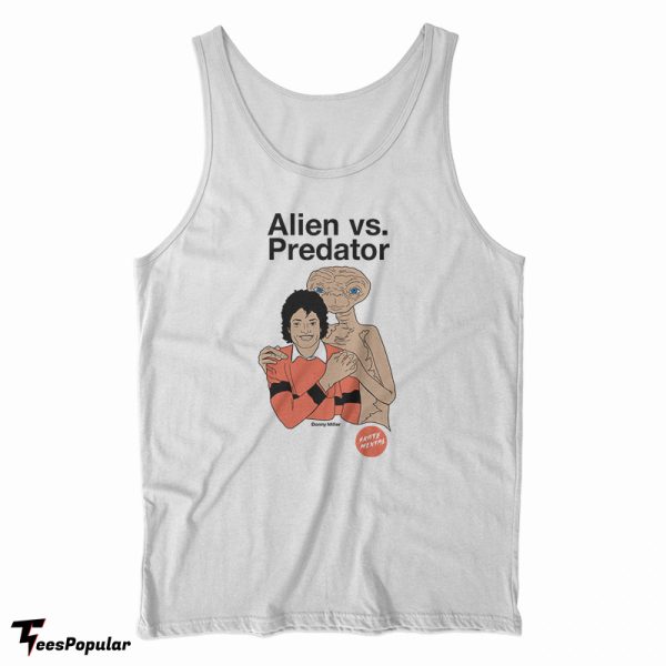 Alien Vs Predator Michael Jackson ET Tank Top