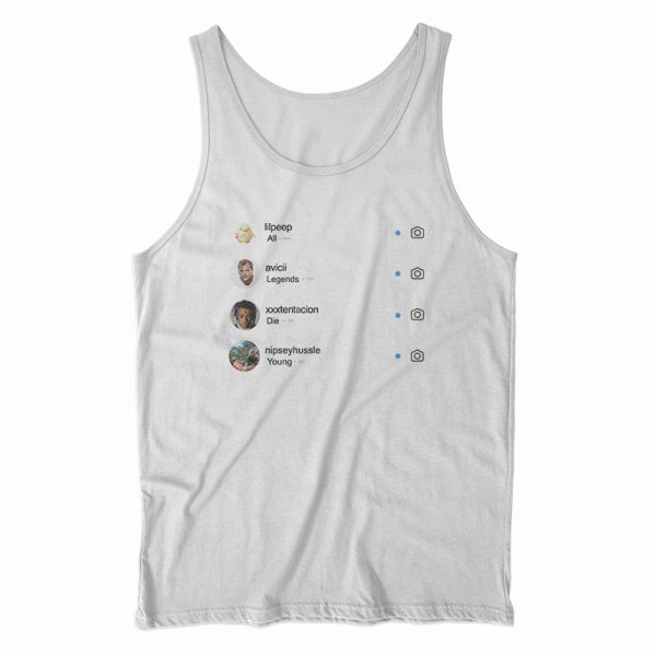 All Legends Die Young Instagram Tank Top