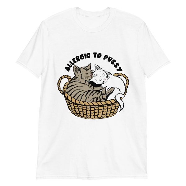 Allergic to Pussy Shirt Funny Cat