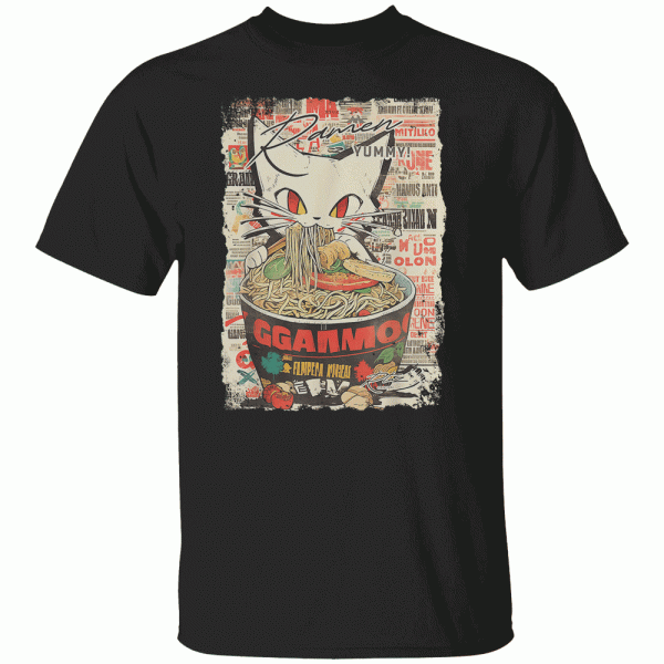 Cat Ramen Noodle Japanese Anime Manga Ramen Kawaii Cat