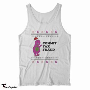 Commit Tax Fraud Funny Christmas Tank Top