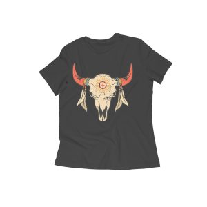 Cow Skull T-Shirt for Women