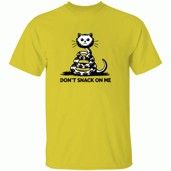 Don’t Snack on Me Funny Cat T-Shirt