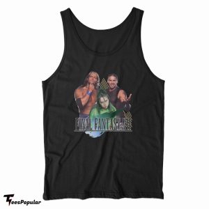 Final Fantasy VII Edge Christian Billie Eilish Parody Tank Top