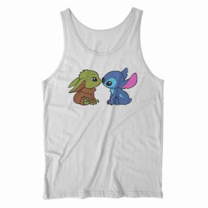 Get Order Baby Yoda And Stitch Parody Tank Top