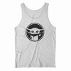 Get Order Baby Yoda Logo Black and White Tank Top