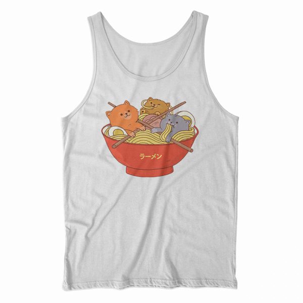 Get Order Ramen And Cats Tank Top For Men’s And Women’s