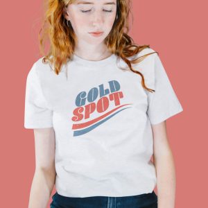 Gold Spot Retro T-Shirt for Women